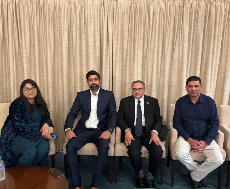 Pakistan Day celebration with heads of Pakistani communities in New Zealand.