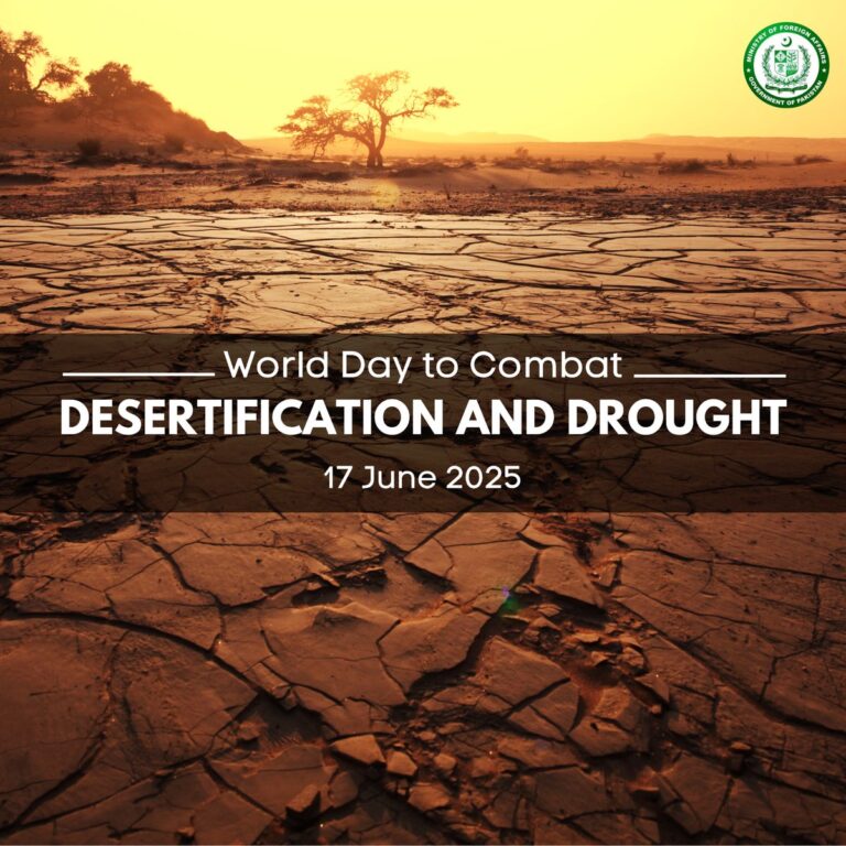 The WorldDay to Combat Desertification and Drought