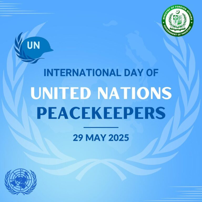 International Day of United Nations Peacekeepers