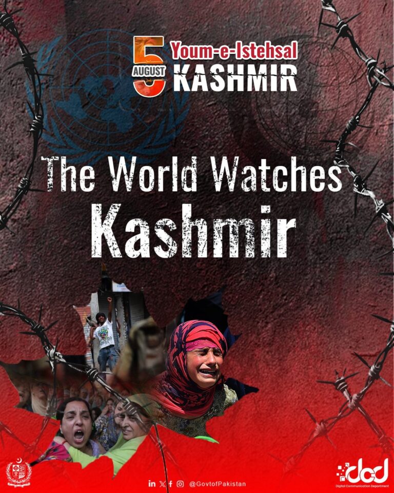 The illegal revocation of Kashmir’s special status and the intensifying human rights abuses in Indian Illegally Occupied Jammu & Kashmir (IIOJK) continue to draw global condemnation